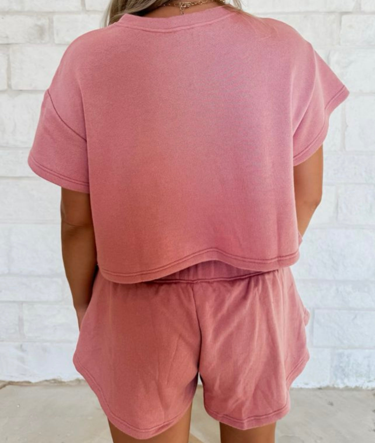 Crawfish Cropped Skort Set