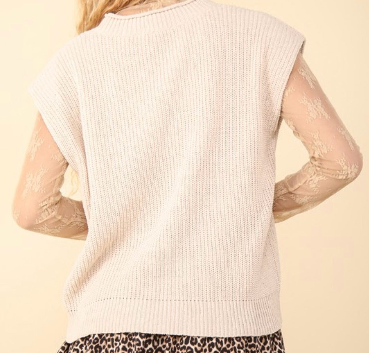 Sweater Vest Top