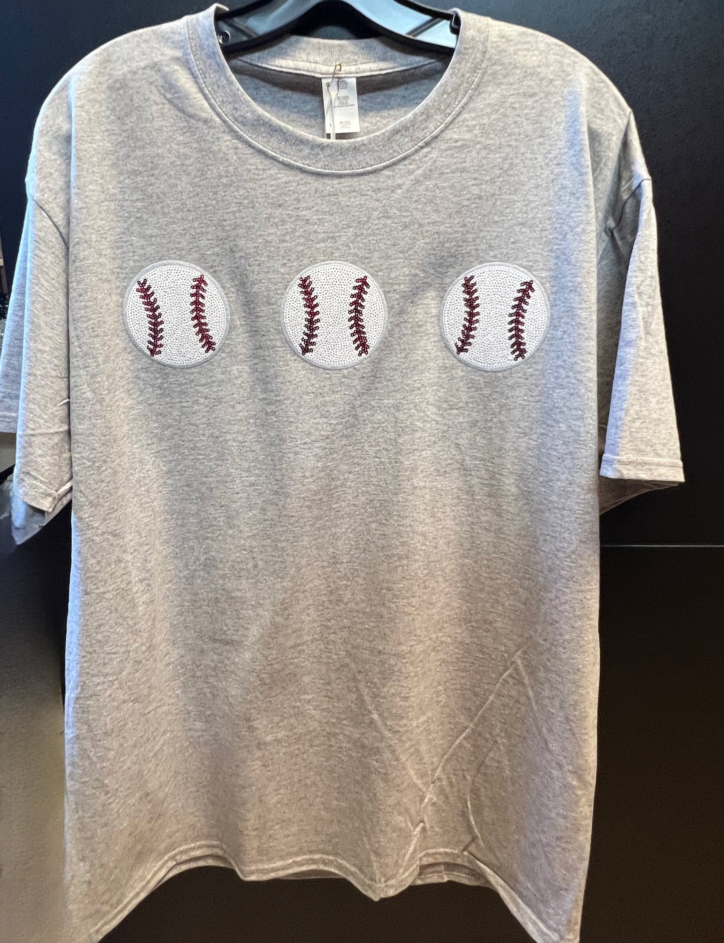 Sequin Baseball Tee