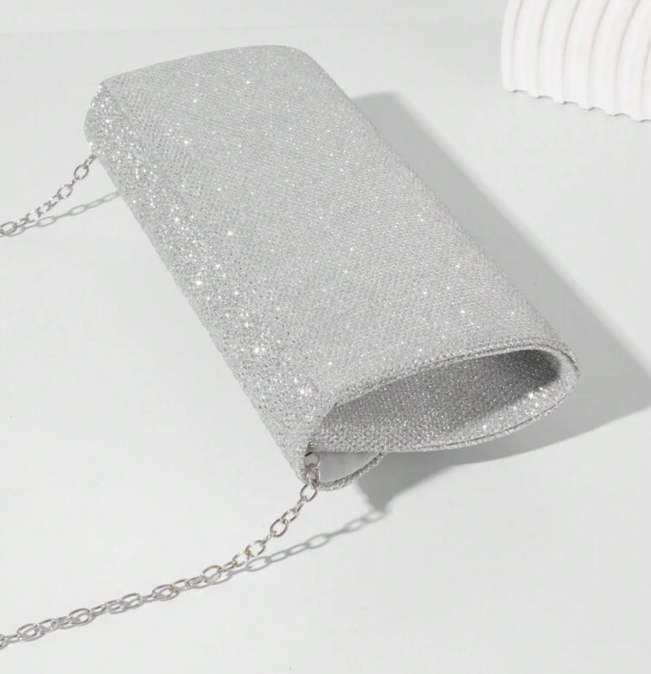 Glitter/Rhinestone Bow Clutch
