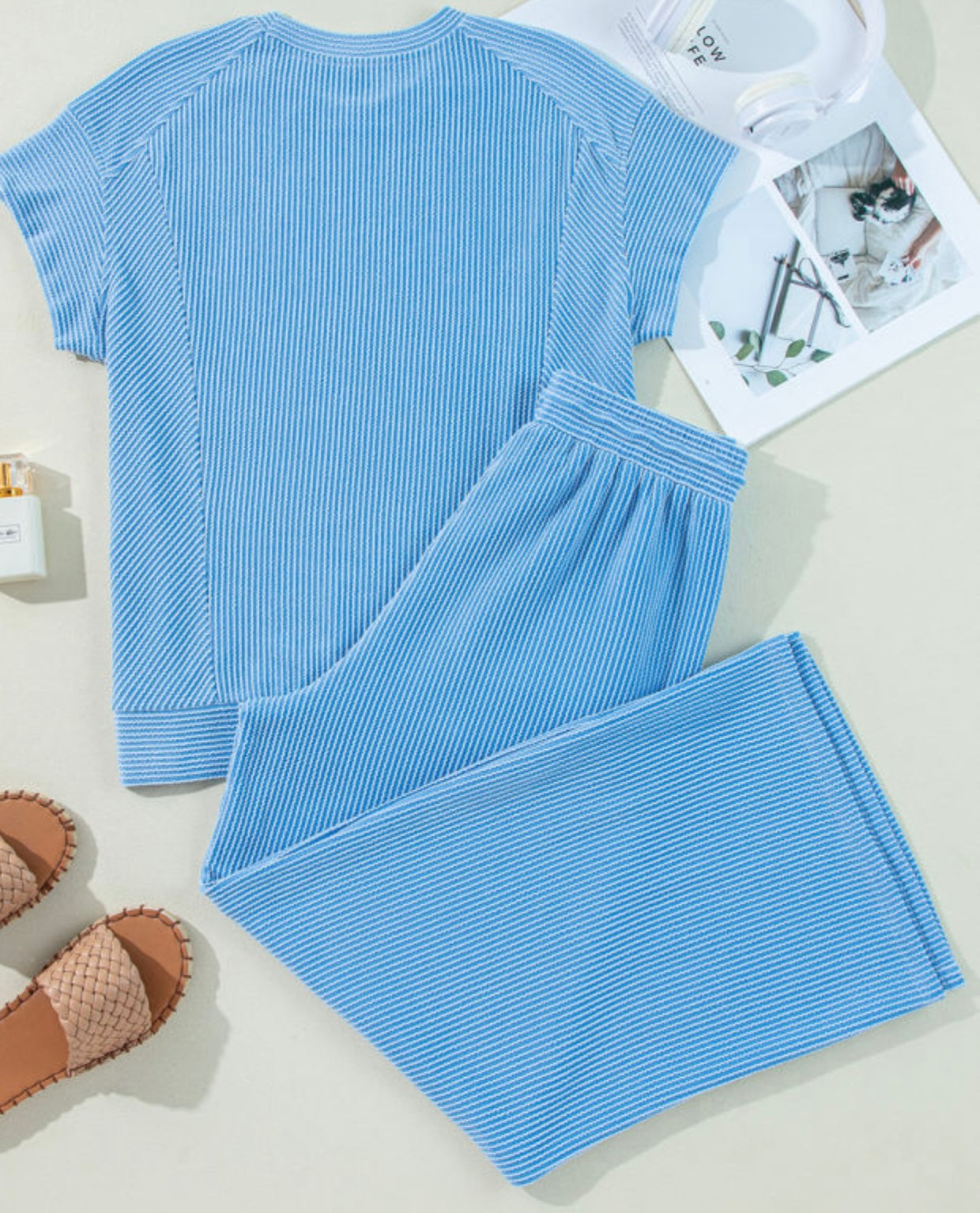 Ribbed Pants Set