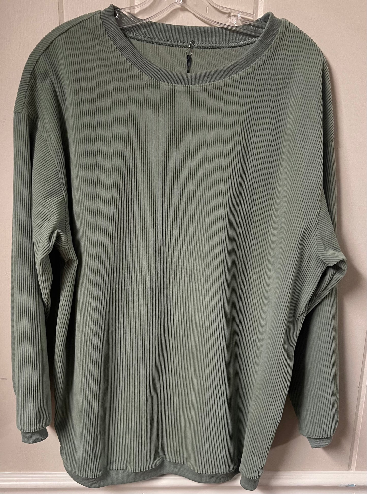 Corduroy Ribbed Sweatshirt