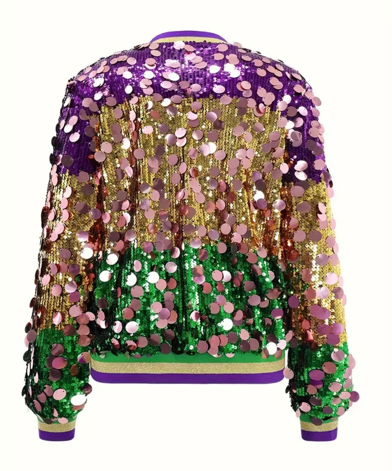 Mardi Gras Sequin Jacket
