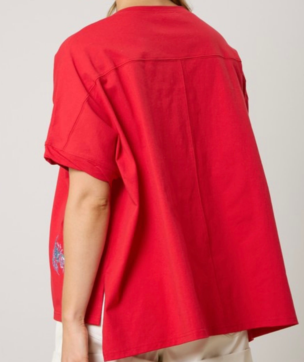 Crawfish Sequin Patch Tee