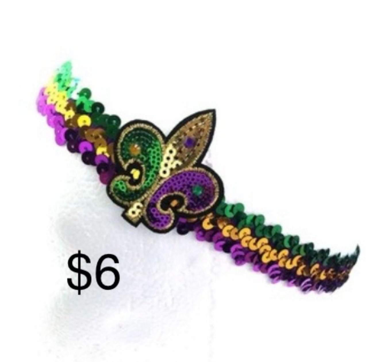 Mardi Gras Fleur De Lis Headband