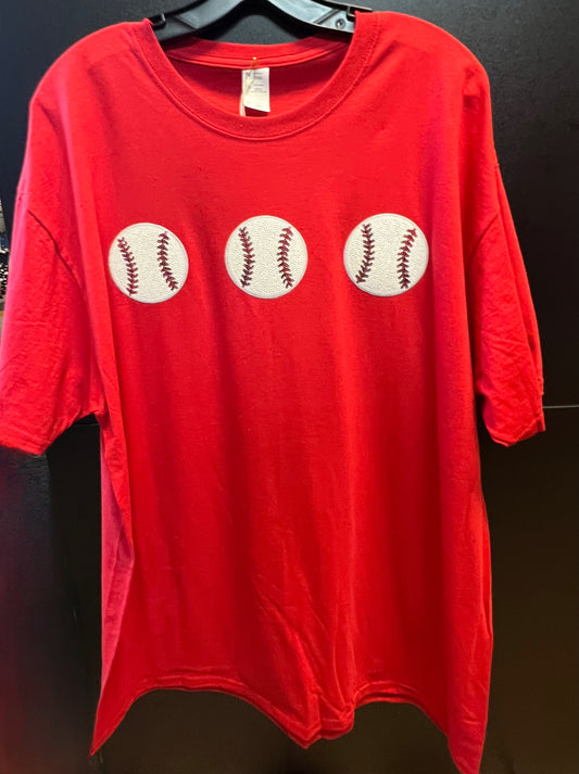 Sequin Baseball Tee