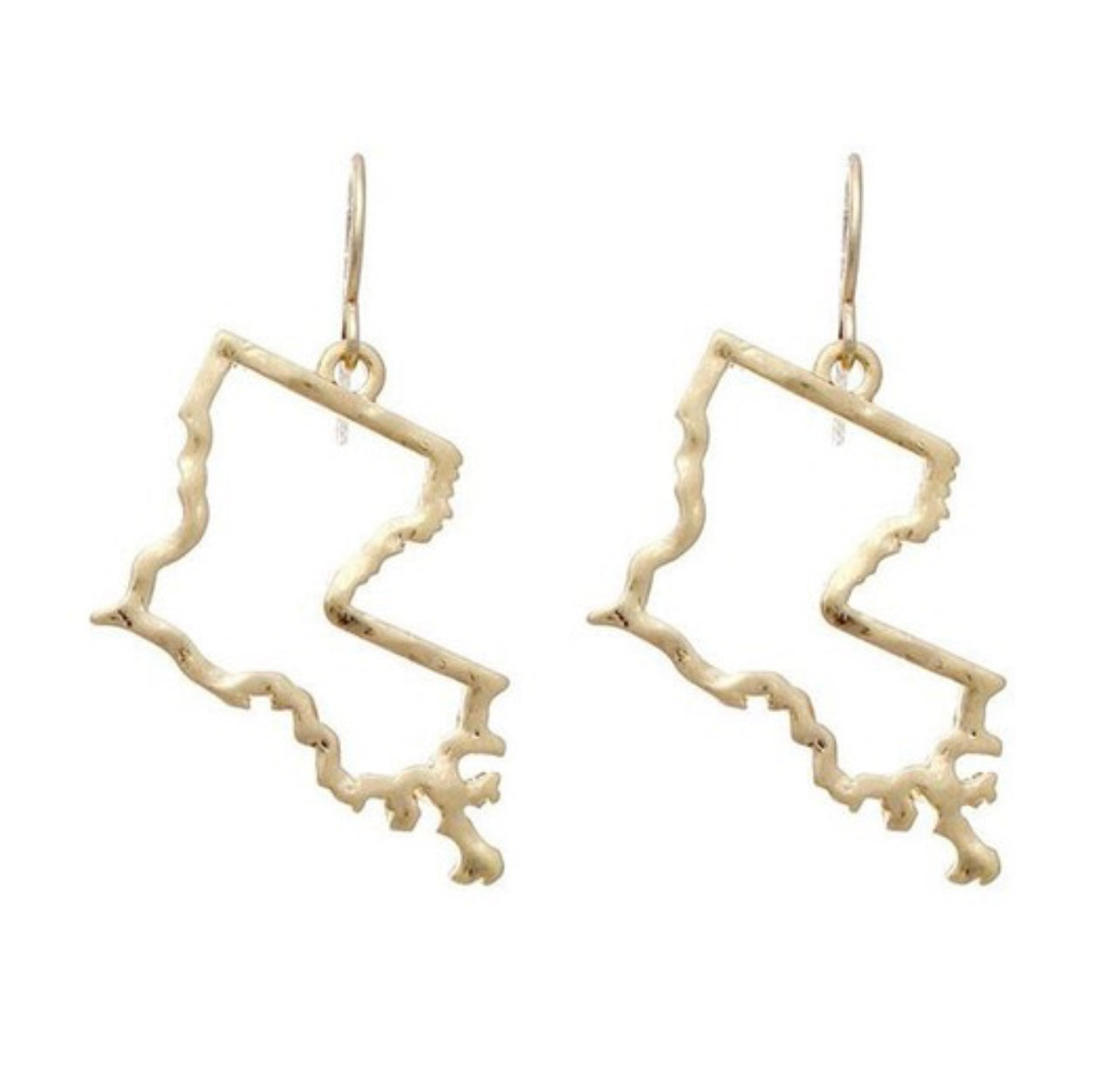 Louisiana State Open Cut Hook Earrings