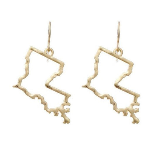 Louisiana State Open Cut Hook Earrings
