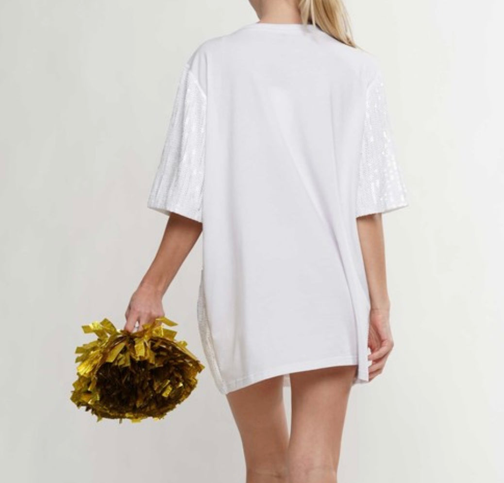 Saints Sequin Mini Dress