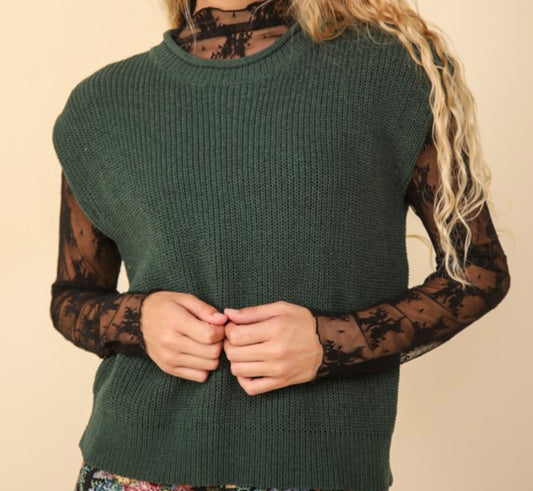 Sweater Vest Top
