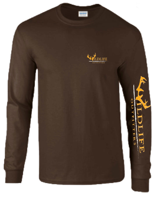 W-Cotton Long Sleeve Brown