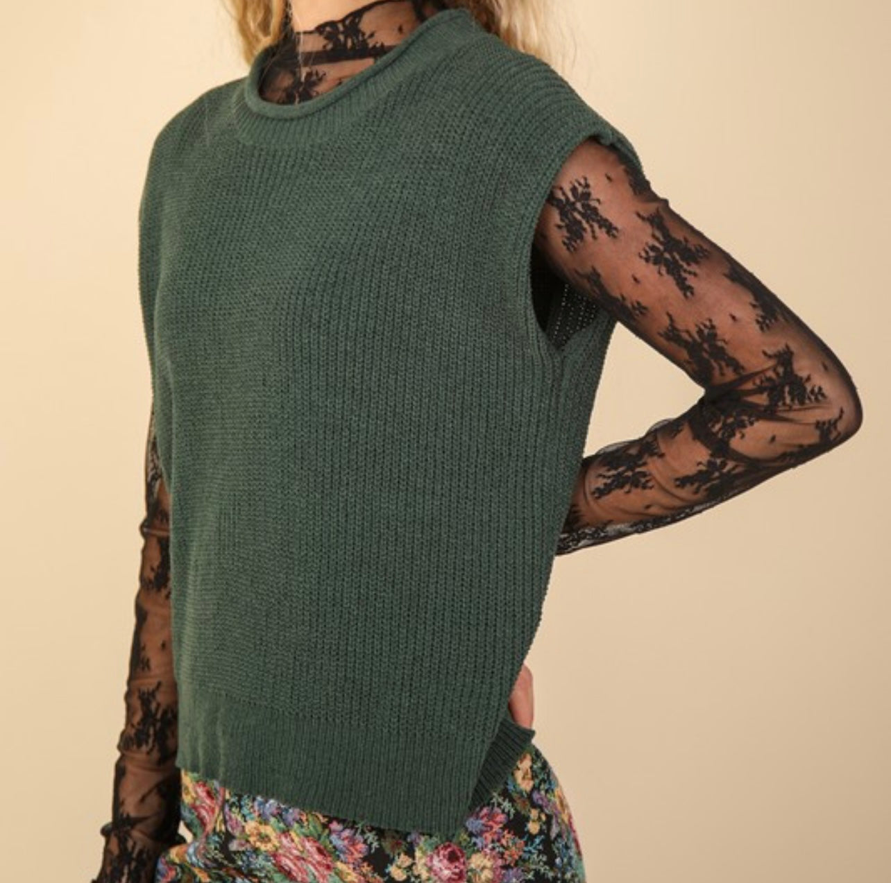 Sweater Vest Top
