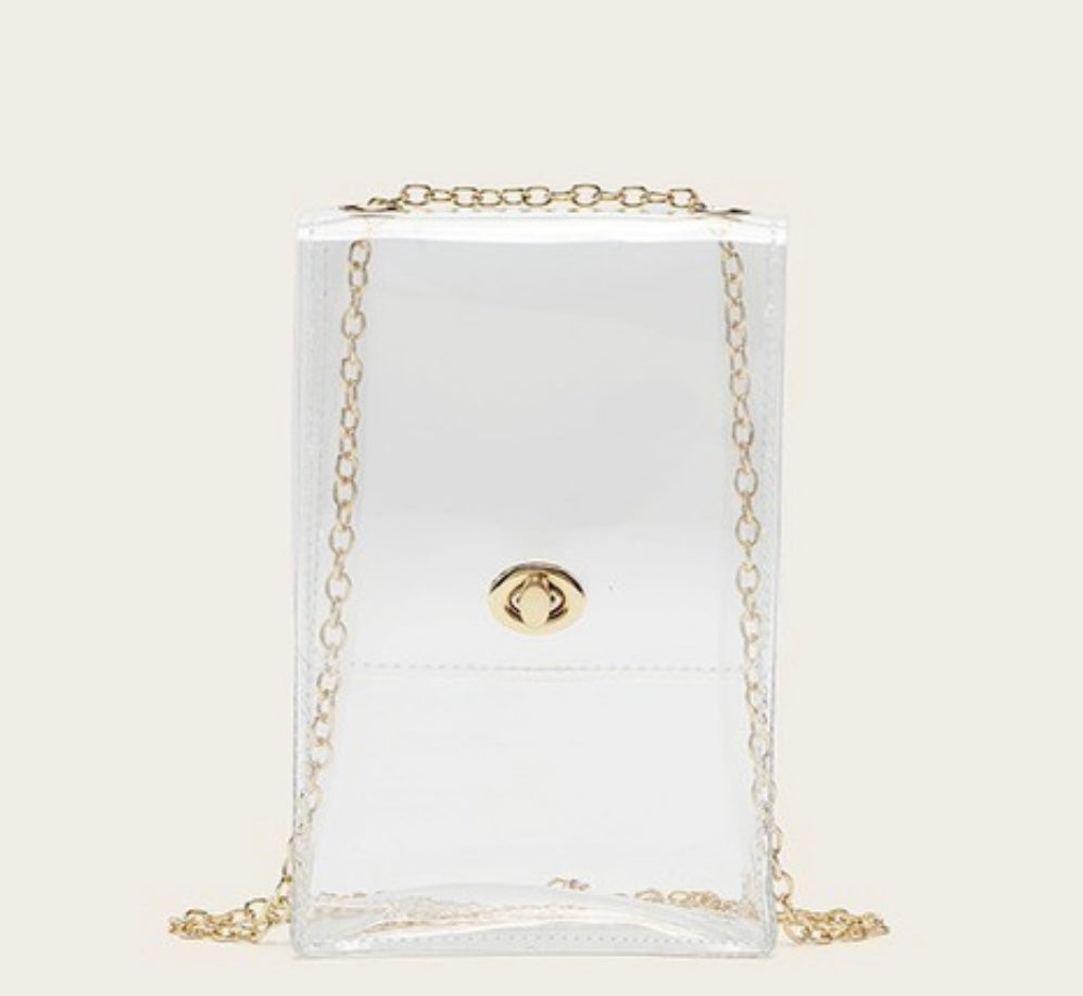 Clear Crossbody Cellphone Case Bag