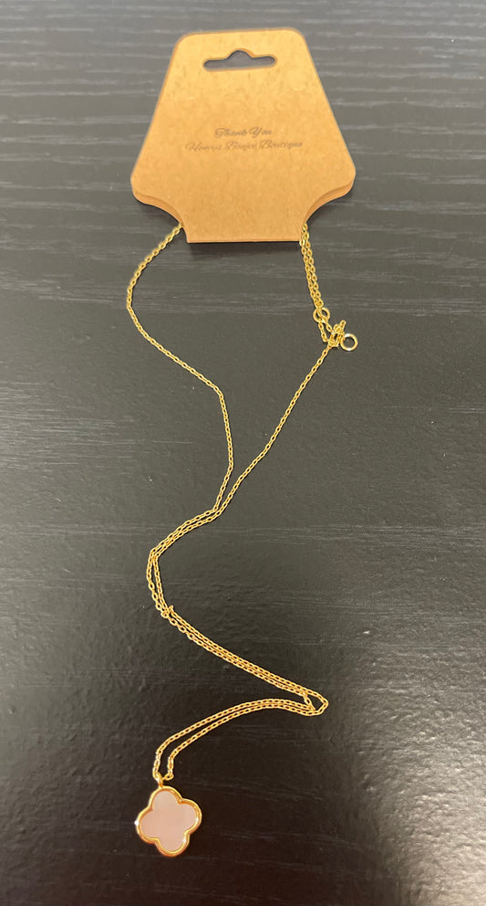 Quatrefoil Pendant Necklace