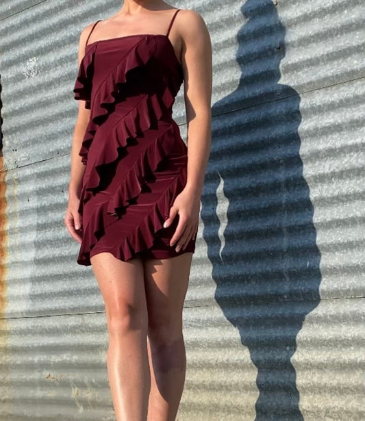 Ruffle BodyCon Mini Dress