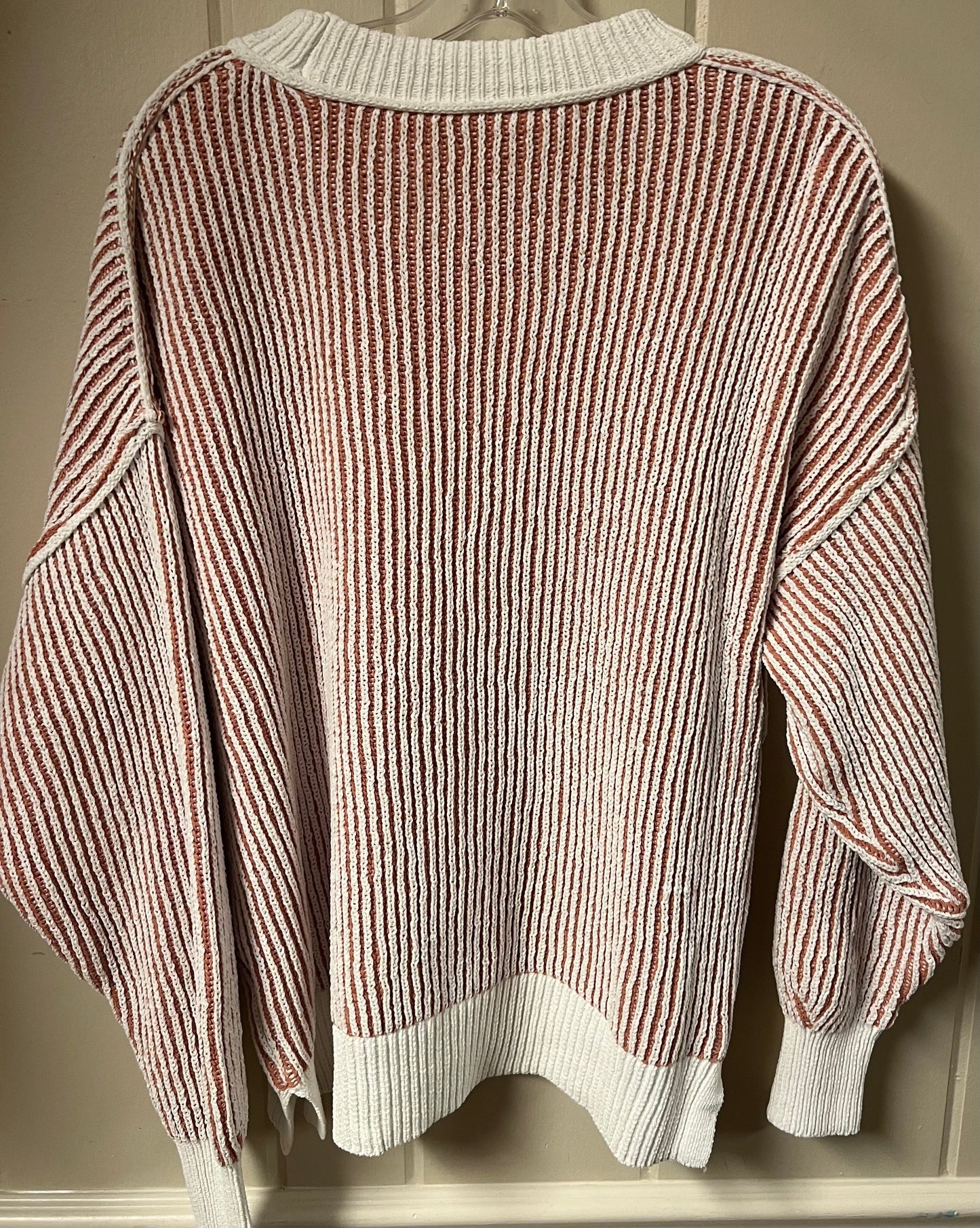 Striped Textured Sweater