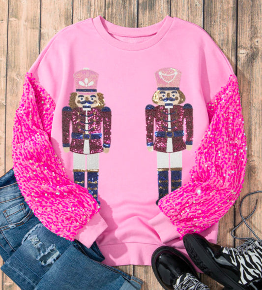 Sequin Nutcracker Sweatshirt