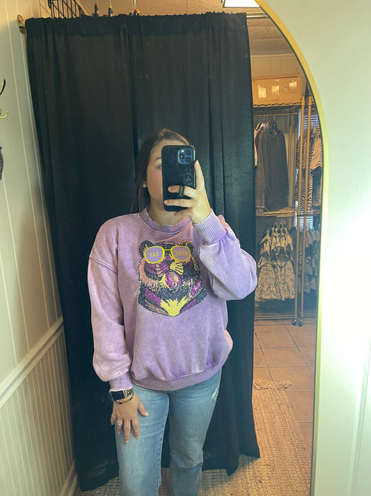 Tiger Head GameDay Sweatshirt