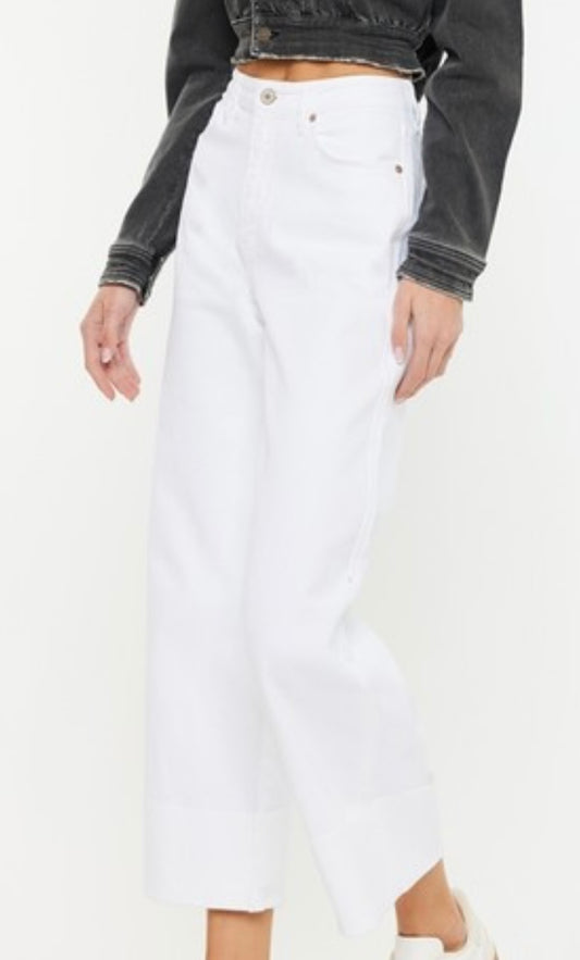 90’s Cropped Wide Leg