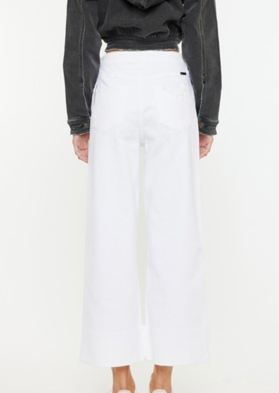 90’s Cropped Wide Leg