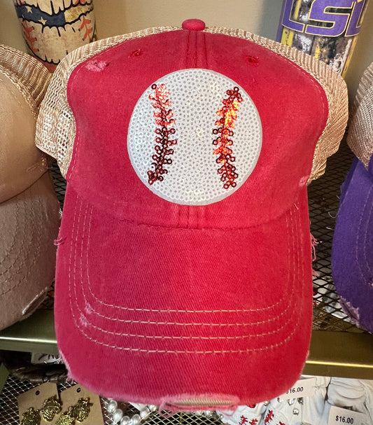 Sequin Baseball Cap