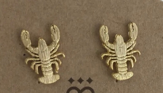 Crawfish Post Earrings
