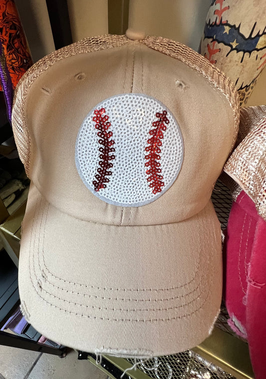 Sequin Baseball Cap