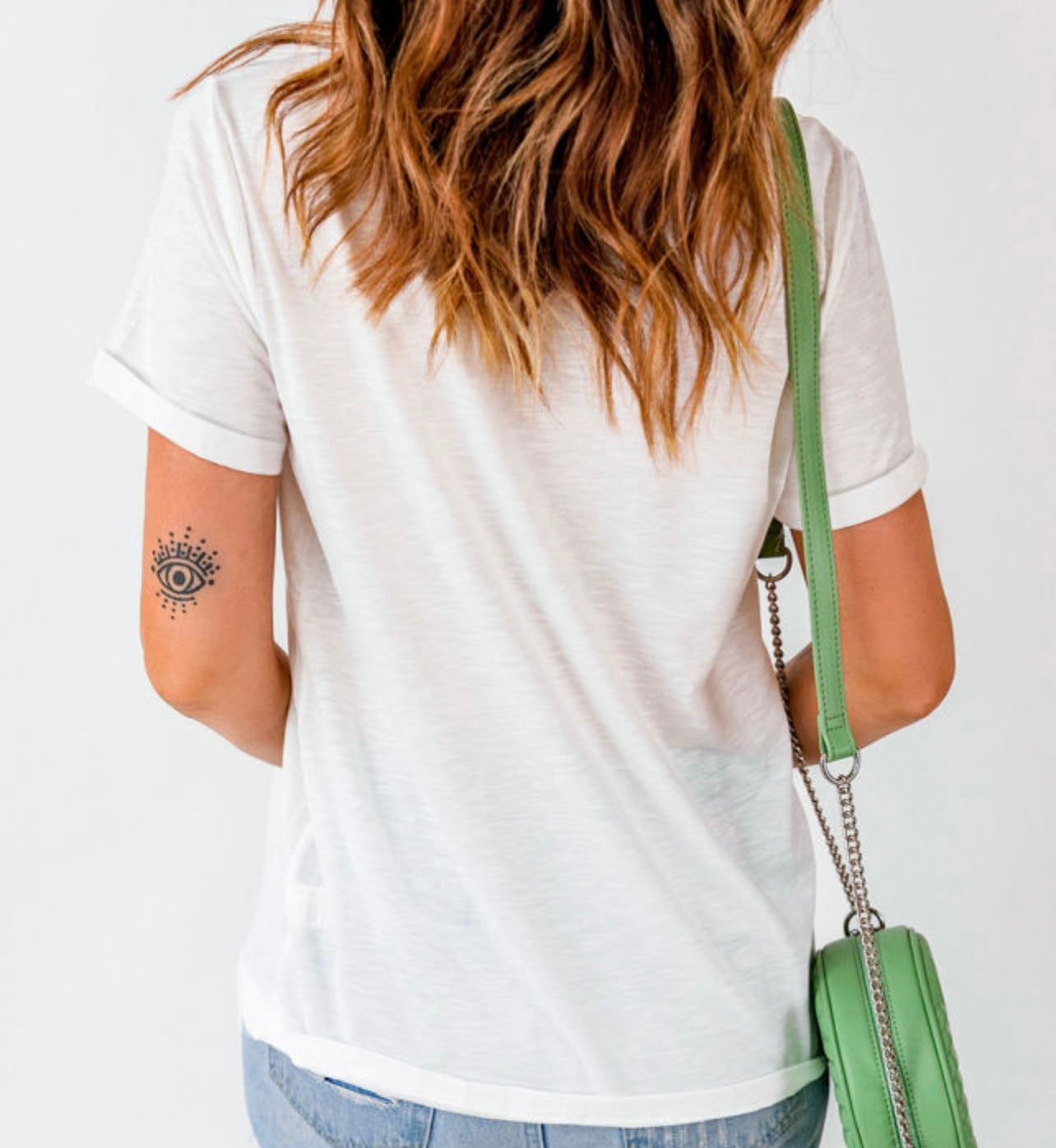 Sequin American Flag Flip-Flop Tee