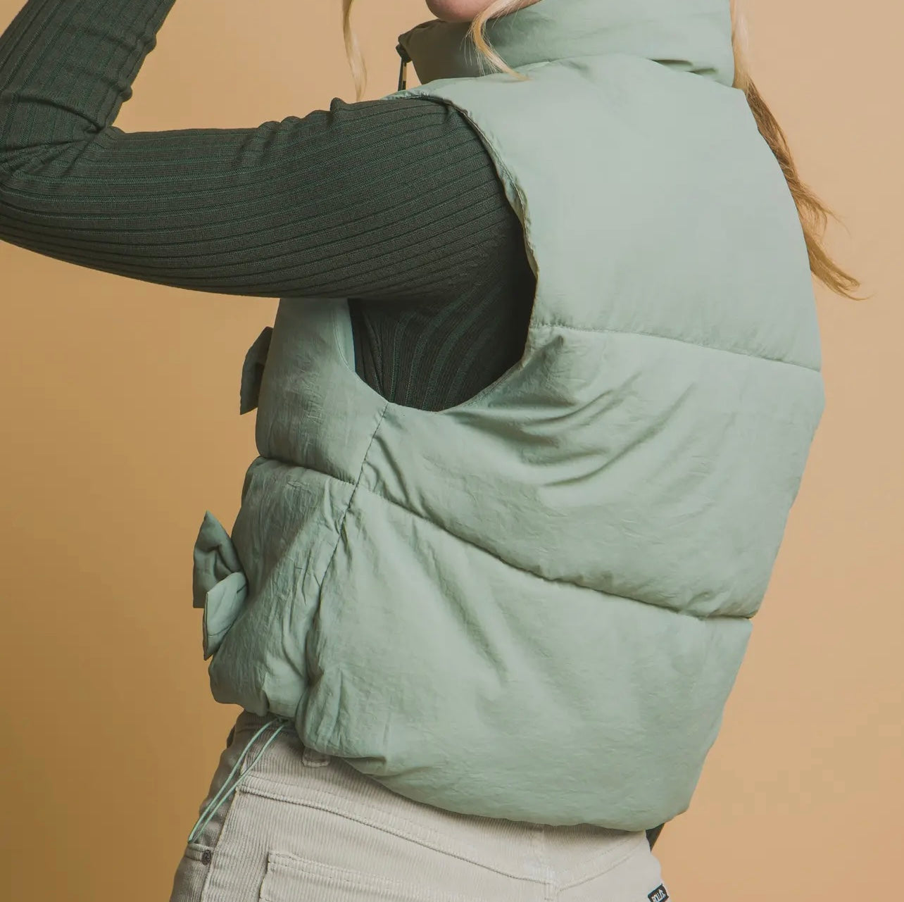 Bow Puffer Vest