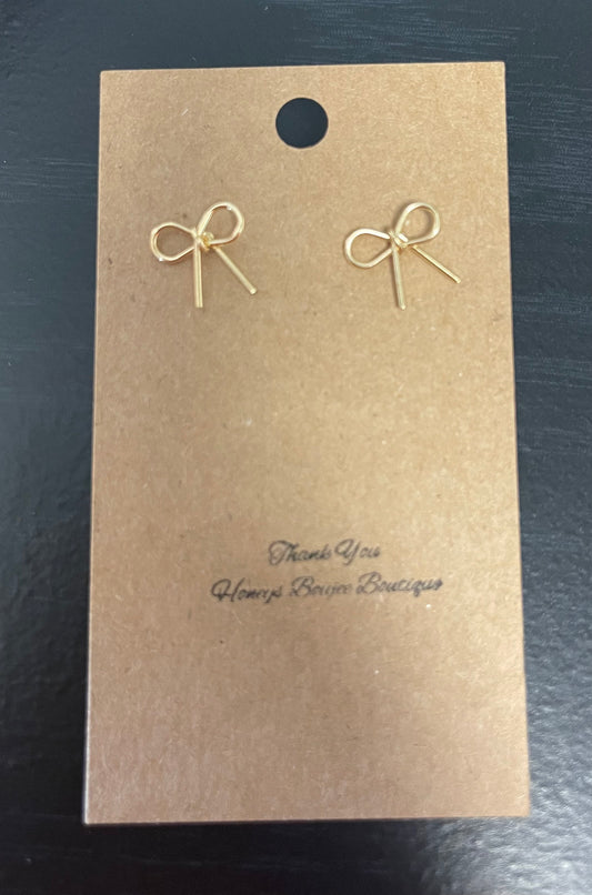 Little Dainty Bow Earrings