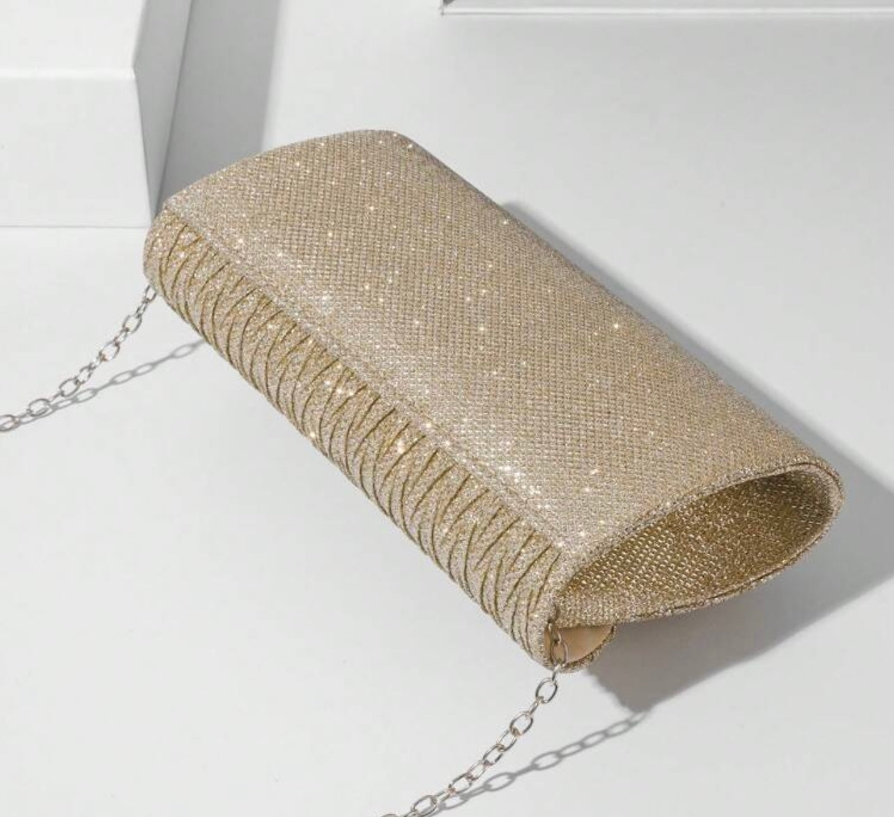 Glitter/Rhinestone Bow Clutch