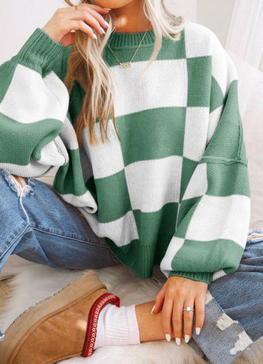 Checkered Sweater