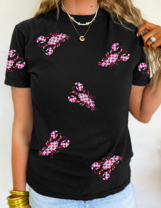 Checkered Crawfish T-shirt