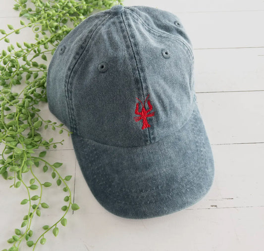 Crawfish Embroidered Hat