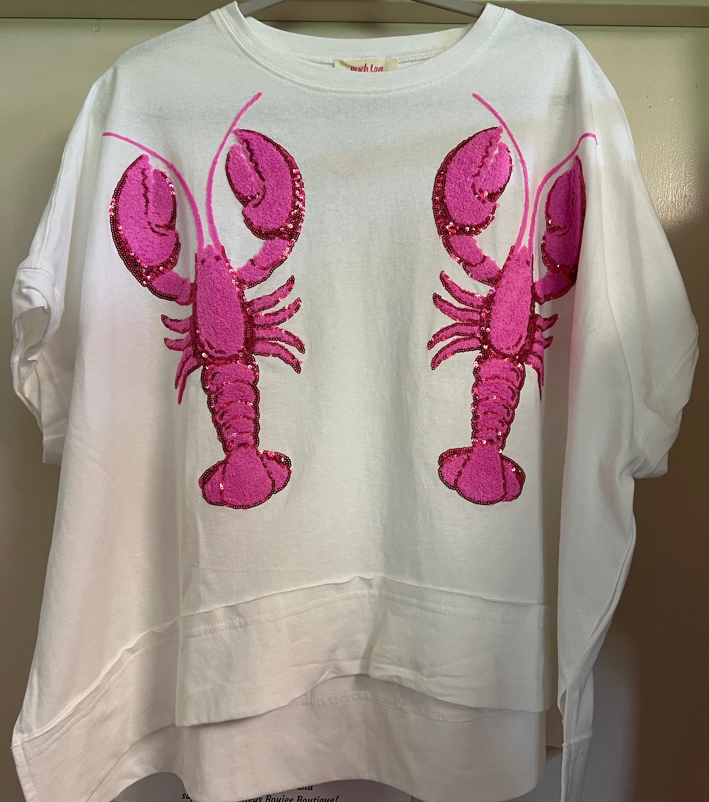 Crawfish Sequin Flowy Tee