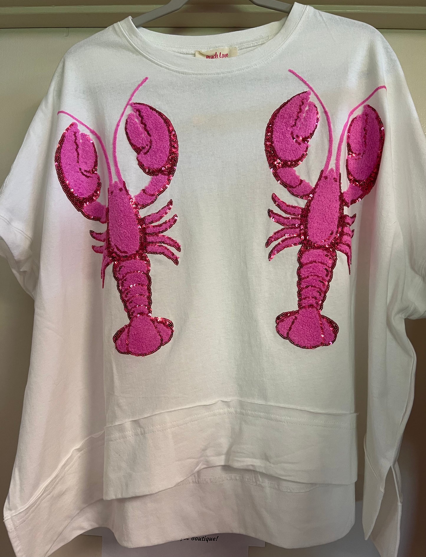 Crawfish Sequin Flowy Tee