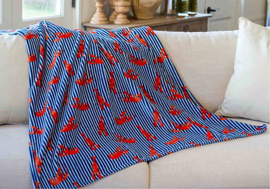 Crawfish Boil Throw Blanket