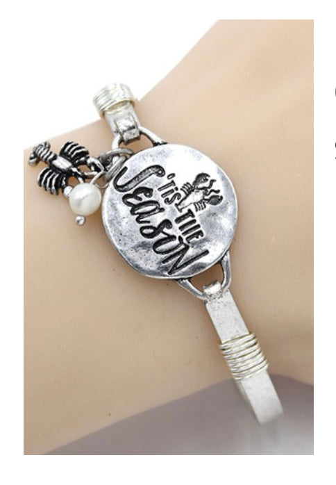 Crawfish It’s The Season Wrap Bracelet